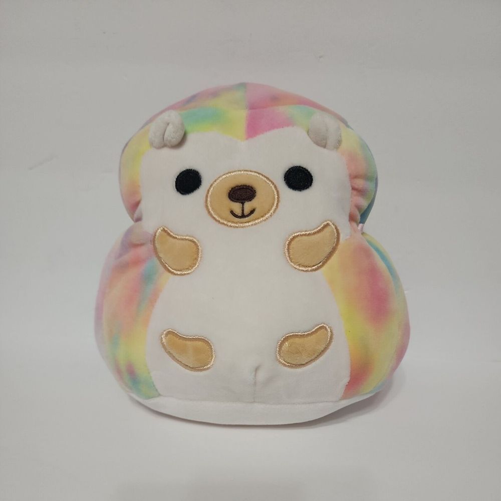 Squishmallow 8" Bowie Rainbow Hedgehog Kellytoy Stuffed‎ Animal Holiday Plush